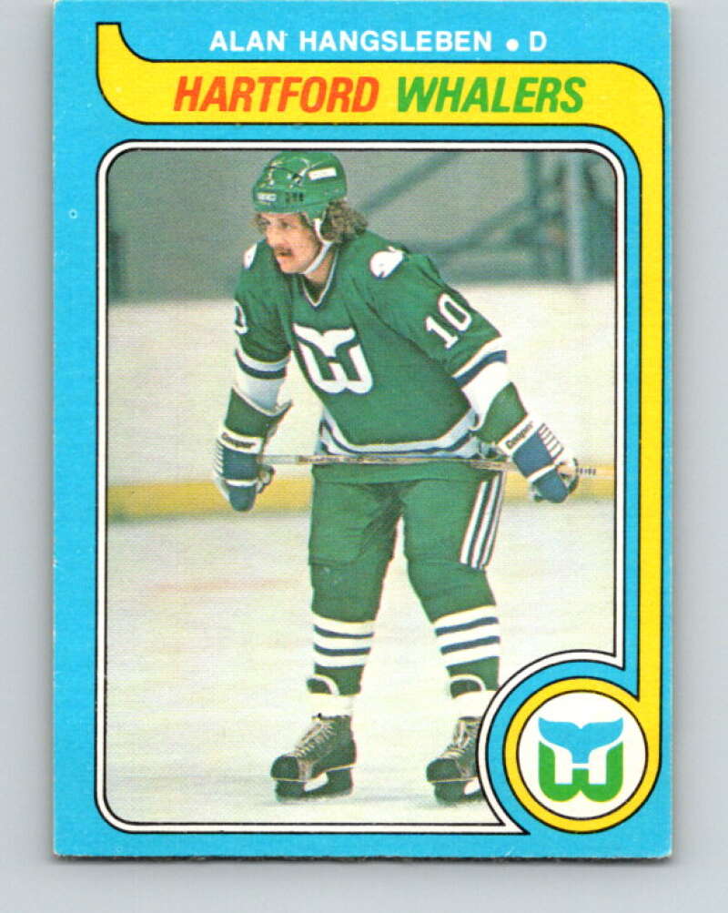 1979-80 O-Pee-Chee #307 Alan Hangsleben  RC Rookie Hartford Whalers  V19696