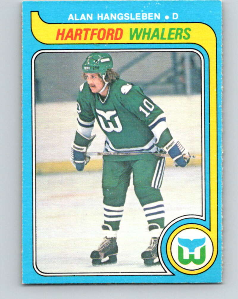 1979-80 O-Pee-Chee #307 Alan Hangsleben  RC Rookie Hartford Whalers  V19698