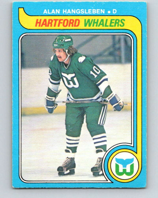 1979-80 O-Pee-Chee #307 Alan Hangsleben  RC Rookie Hartford Whalers  V19699