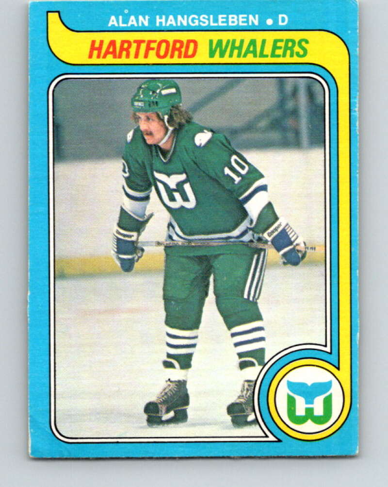 1979-80 O-Pee-Chee #307 Alan Hangsleben  RC Rookie Hartford Whalers  V19700