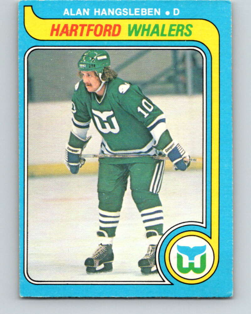 1979-80 O-Pee-Chee #307 Alan Hangsleben  RC Rookie Hartford Whalers  V19701