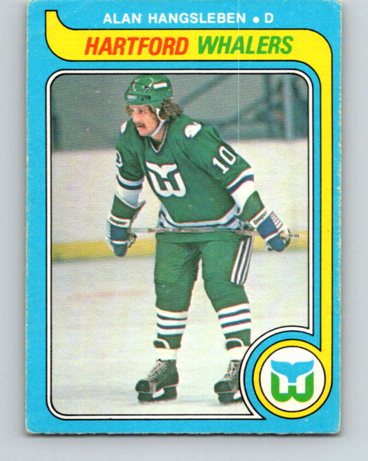 1979-80 O-Pee-Chee #307 Alan Hangsleben  RC Rookie Hartford Whalers  V19702