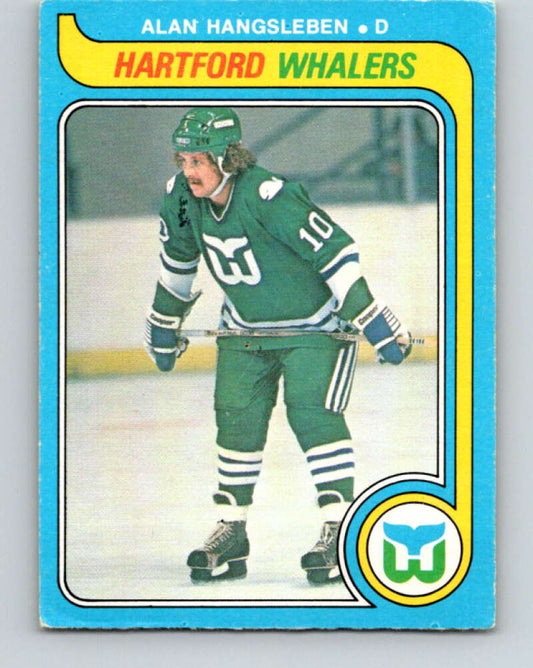 1979-80 O-Pee-Chee #307 Alan Hangsleben  RC Rookie Hartford Whalers  V19705