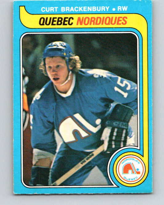 1979-80 O-Pee-Chee #308 Curt Brackenbury  RC Rookie Quebec Nordiques  V19707