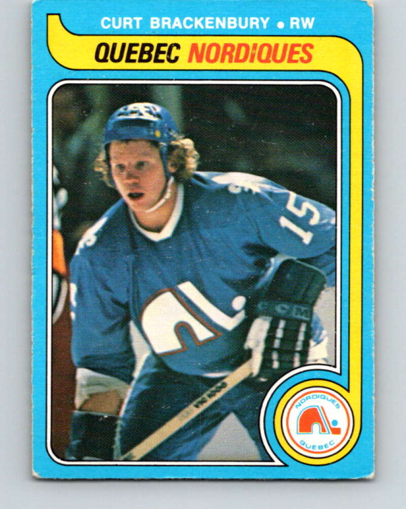 1979-80 O-Pee-Chee #308 Curt Brackenbury  RC Rookie Quebec Nordiques  V19710