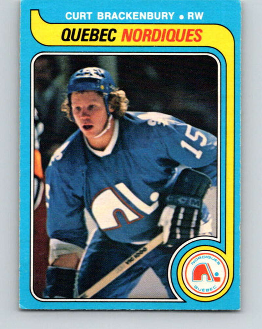 1979-80 O-Pee-Chee #308 Curt Brackenbury  RC Rookie Quebec Nordiques  V19711