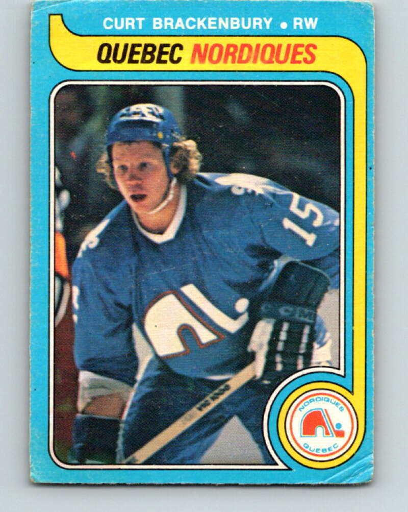 1979-80 O-Pee-Chee #308 Curt Brackenbury  RC Rookie Quebec Nordiques  V19715