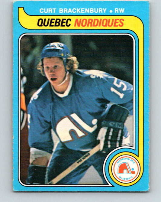 1979-80 O-Pee-Chee #308 Curt Brackenbury  RC Rookie Quebec Nordiques  V19717