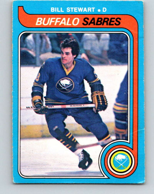 1979-80 O-Pee-Chee #313 Bill Stewart  RC Rookie Buffalo Sabres  V19752