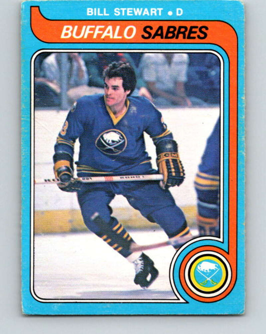 1979-80 O-Pee-Chee #313 Bill Stewart  RC Rookie Buffalo Sabres  V19754