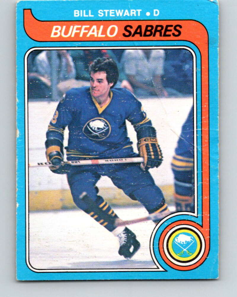 1979-80 O-Pee-Chee #313 Bill Stewart  RC Rookie Buffalo Sabres  V19757