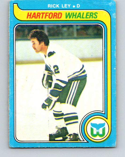 1979-80 O-Pee-Chee #314 Rick Ley  Hartford Whalers  V19760