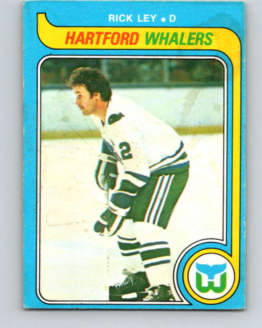 1979-80 O-Pee-Chee #314 Rick Ley  Hartford Whalers  V19770