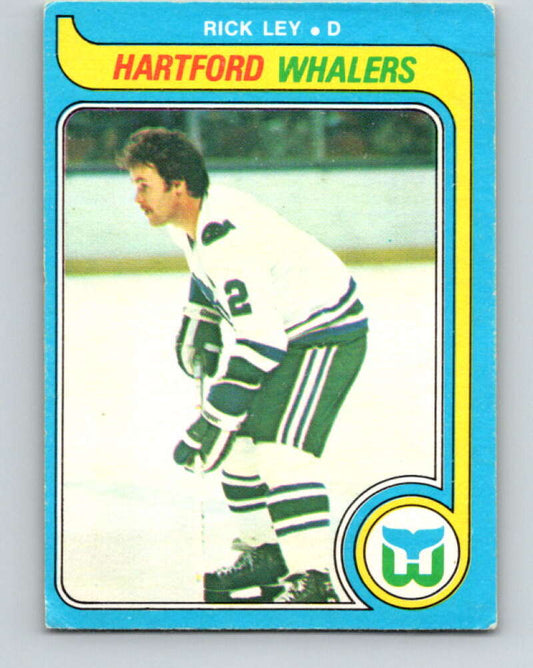 1979-80 O-Pee-Chee #314 Rick Ley  Hartford Whalers  V19774