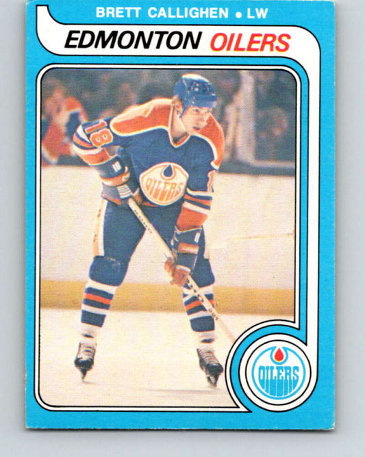 1979-80 O-Pee-Chee #315 Brett Callighen  RC Rookie Edmonton Oilers  V19777