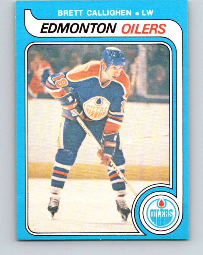 1979-80 O-Pee-Chee #315 Brett Callighen  RC Rookie Edmonton Oilers  V19778