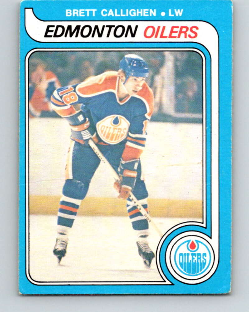 1979-80 O-Pee-Chee #315 Brett Callighen  RC Rookie Edmonton Oilers  V19780