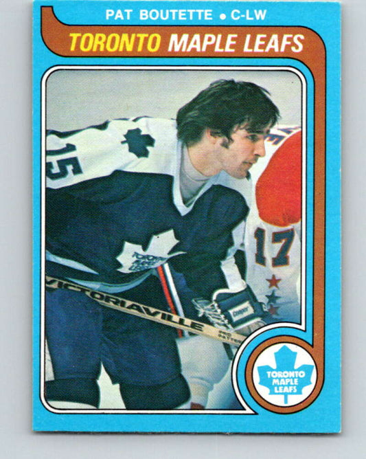 1979-80 O-Pee-Chee #319 Pat Boutette  Toronto Maple Leafs  V19819