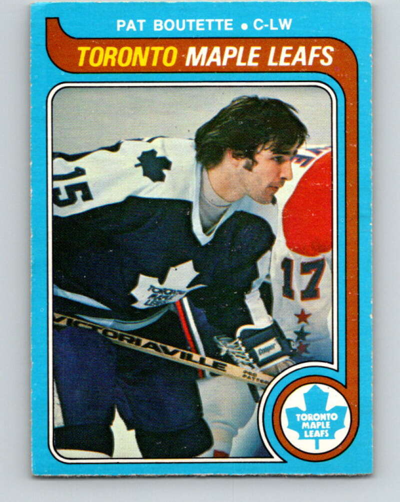 1979-80 O-Pee-Chee #319 Pat Boutette  Toronto Maple Leafs  V19823