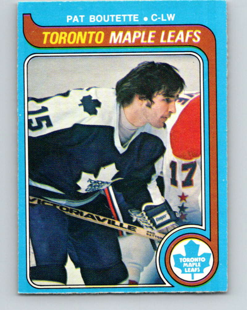 1979-80 O-Pee-Chee #319 Pat Boutette  Toronto Maple Leafs  V19827