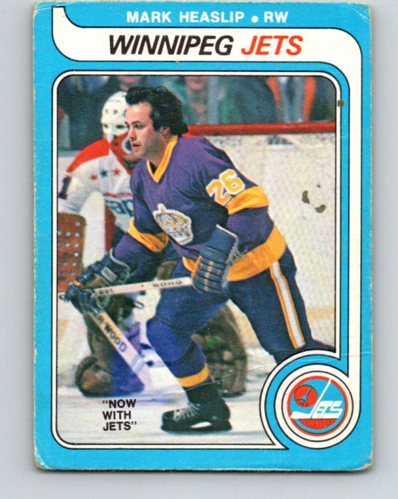 1979-80 O-Pee-Chee #320 Mark Heaslip  Winnipeg Jets  V19829