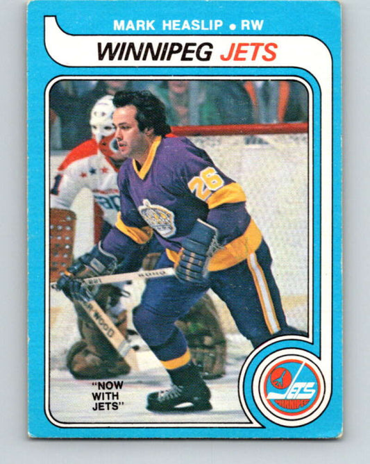 1979-80 O-Pee-Chee #320 Mark Heaslip  Winnipeg Jets  V19830