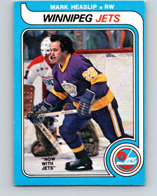 1979-80 O-Pee-Chee #320 Mark Heaslip  Winnipeg Jets  V19834