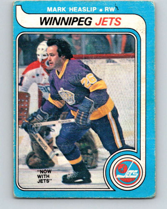 1979-80 O-Pee-Chee #320 Mark Heaslip  Winnipeg Jets  V19835