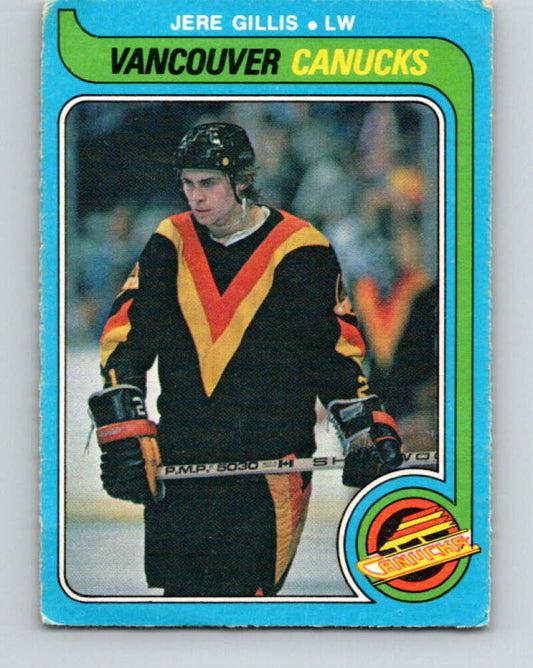 1979-80 O-Pee-Chee #322 Jere Gillis  Vancouver Canucks  V20013