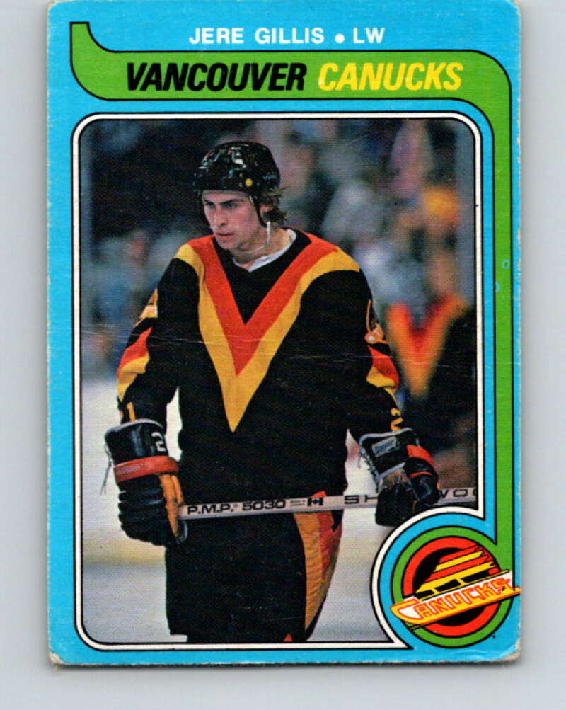 1979-80 O-Pee-Chee #322 Jere Gillis  Vancouver Canucks  V20014