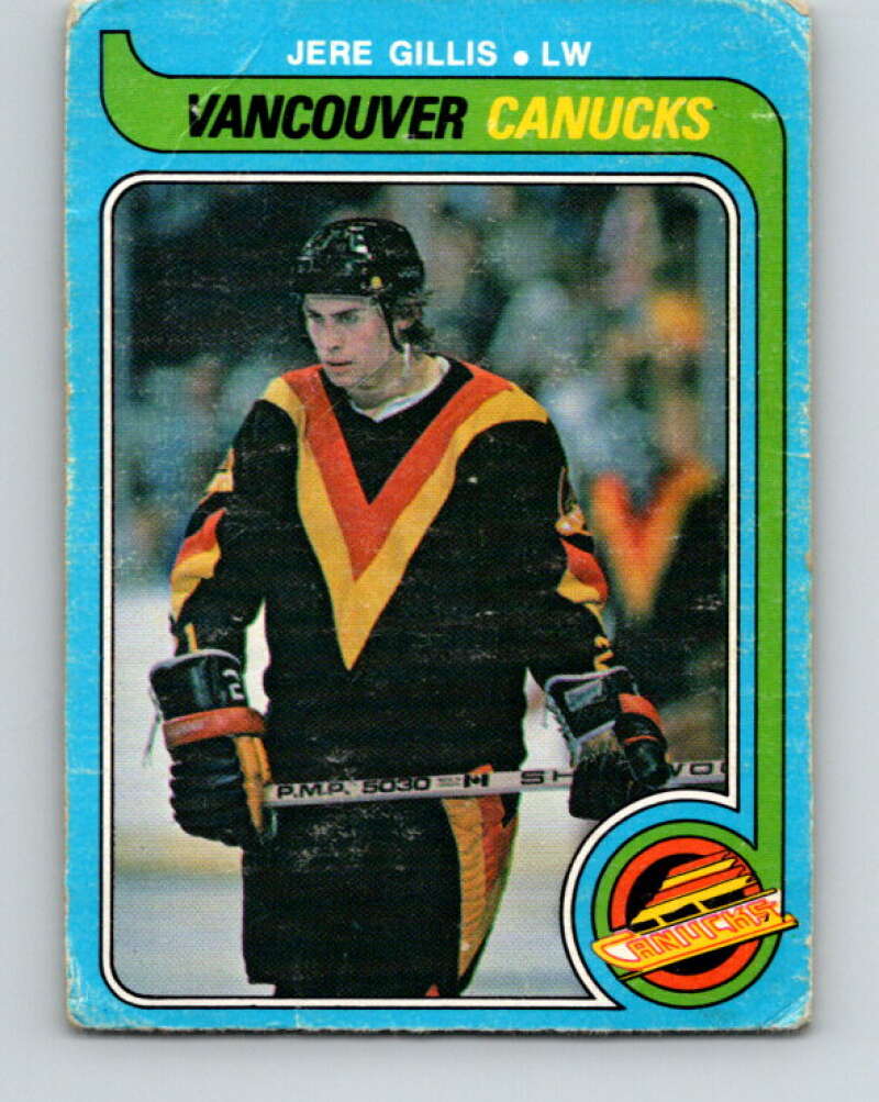 1979-80 O-Pee-Chee #322 Jere Gillis  Vancouver Canucks  V20015