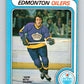 1979-80 O-Pee-Chee #323 Larry Brown  Edmonton Oilers  V20020
