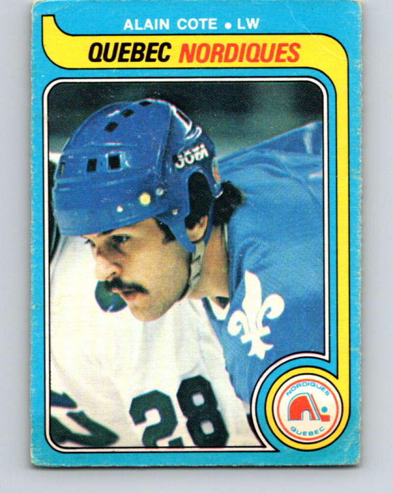 1979-80 O-Pee-Chee #324 Alain Cote  RC Rookie Quebec Nordiques  V20023