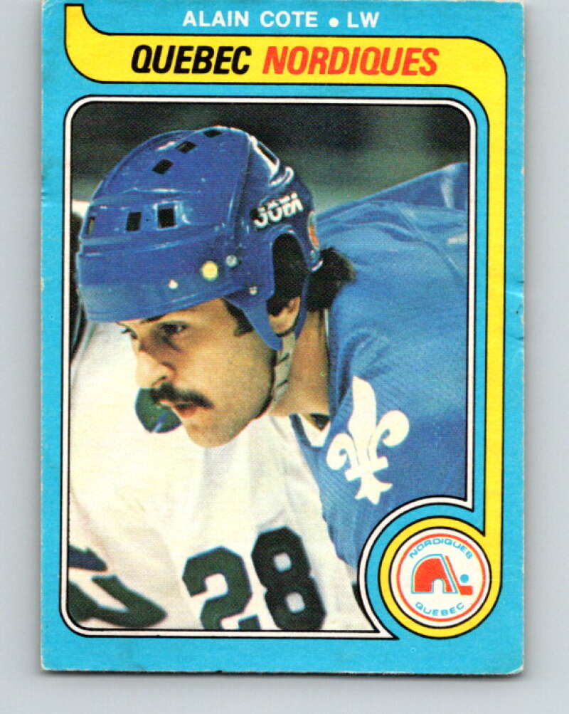 1979-80 O-Pee-Chee #324 Alain Cote  RC Rookie Quebec Nordiques  V20024