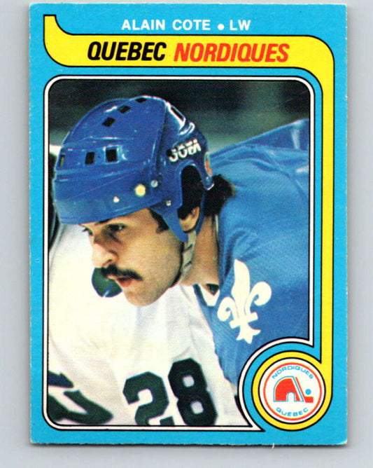 1979-80 O-Pee-Chee #324 Alain Cote  RC Rookie Quebec Nordiques  V20025