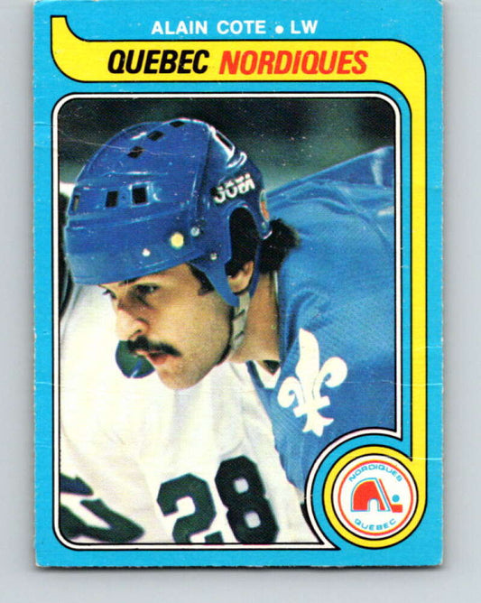 1979-80 O-Pee-Chee #324 Alain Cote  RC Rookie Quebec Nordiques  V20026