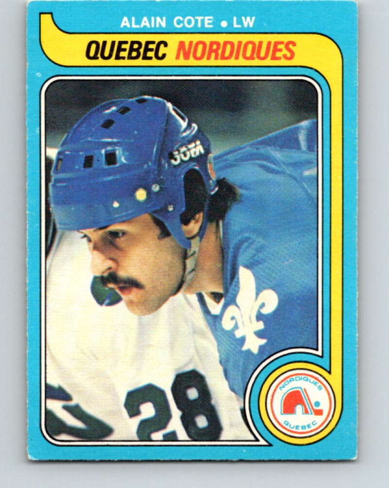 1979-80 O-Pee-Chee #324 Alain Cote  RC Rookie Quebec Nordiques  V20027