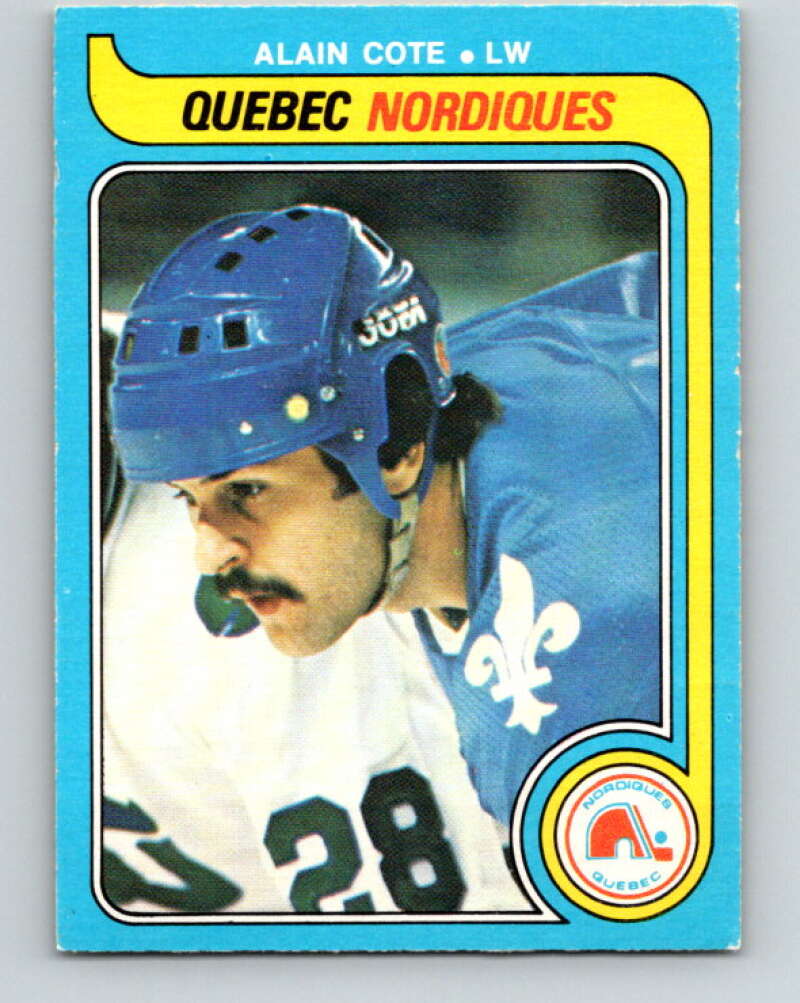 1979-80 O-Pee-Chee #324 Alain Cote  RC Rookie Quebec Nordiques  V20028