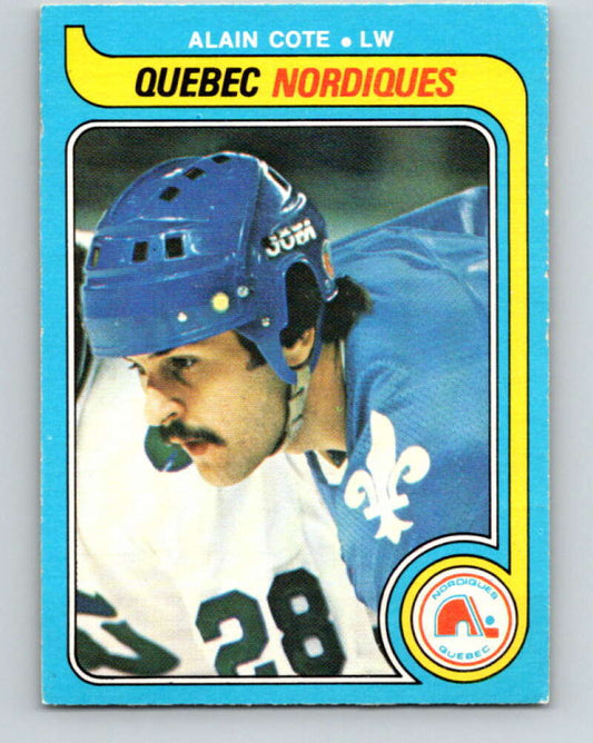 1979-80 O-Pee-Chee #324 Alain Cote  RC Rookie Quebec Nordiques  V20028