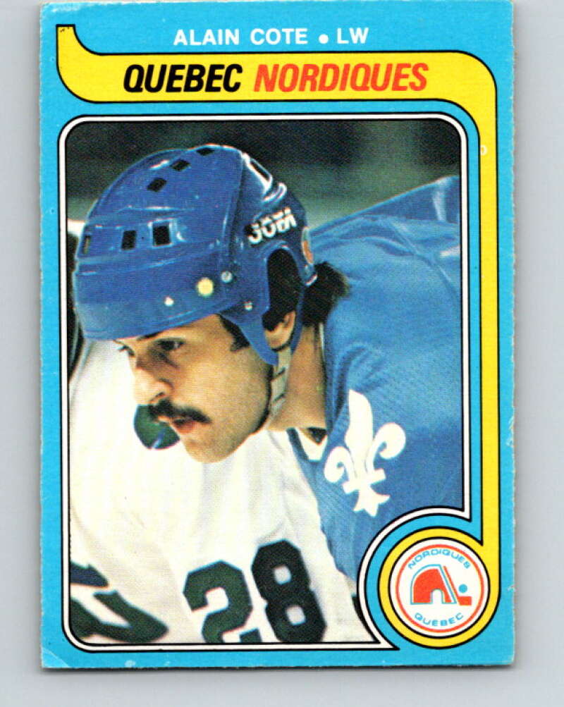 1979-80 O-Pee-Chee #324 Alain Cote  RC Rookie Quebec Nordiques  V20029