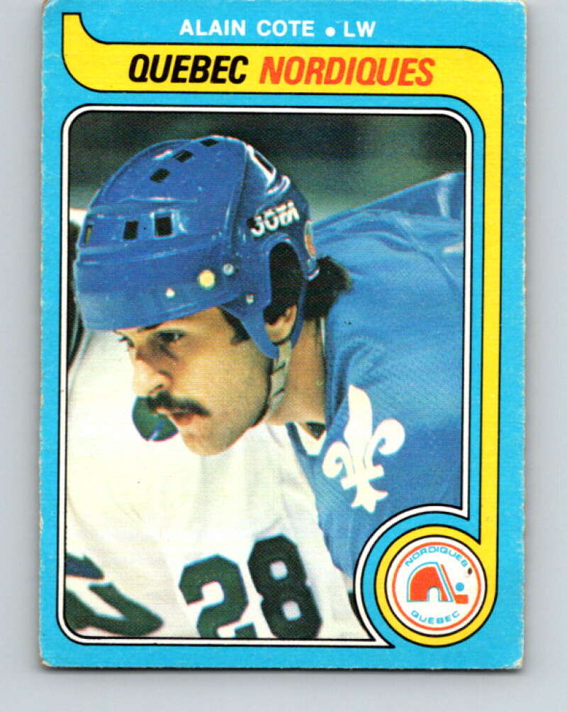 1979-80 O-Pee-Chee #324 Alain Cote  RC Rookie Quebec Nordiques  V20030