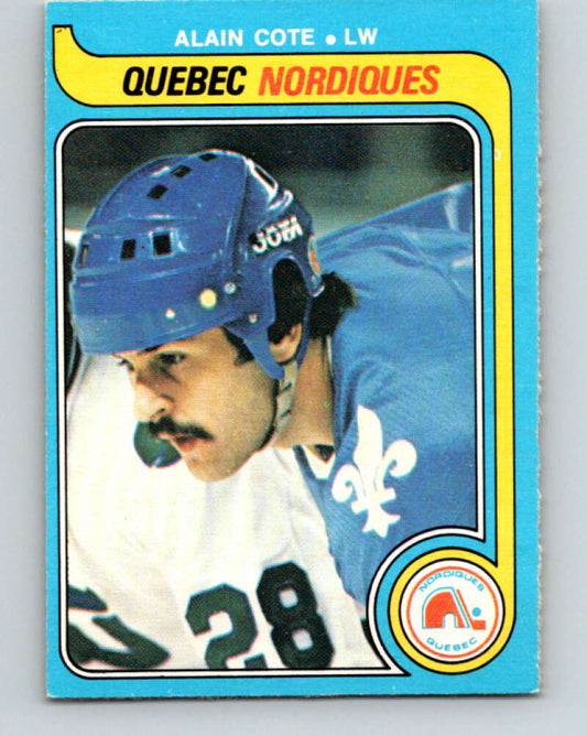 1979-80 O-Pee-Chee #324 Alain Cote  RC Rookie Quebec Nordiques  V20031