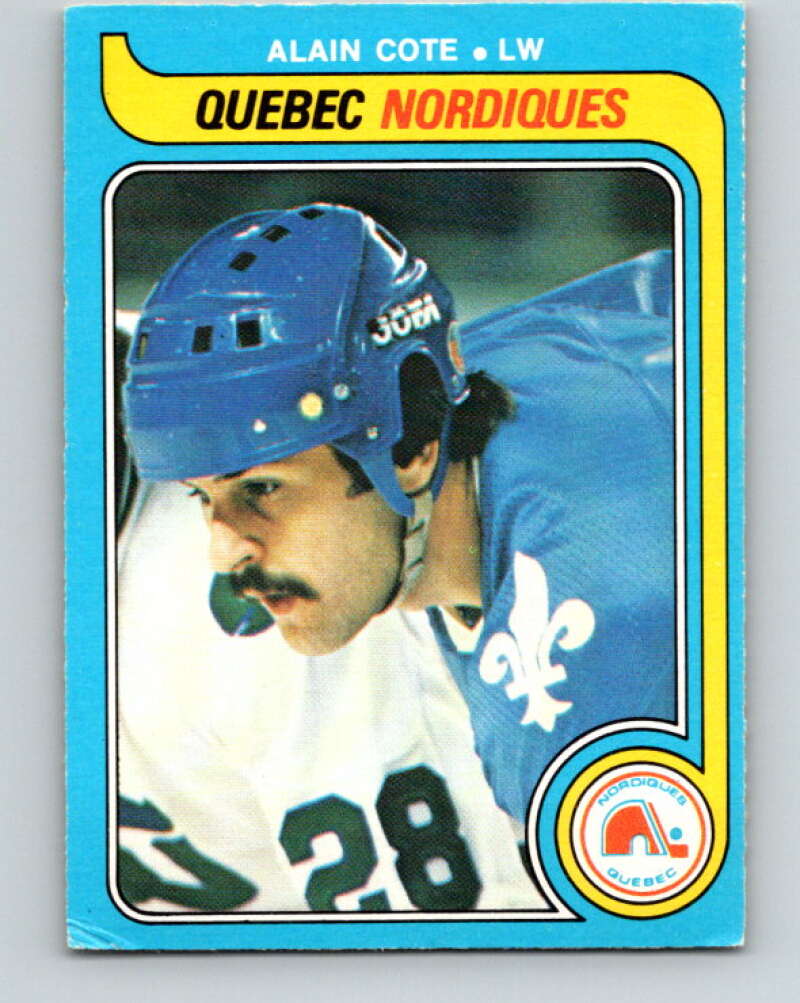 1979-80 O-Pee-Chee #324 Alain Cote  RC Rookie Quebec Nordiques  V20032