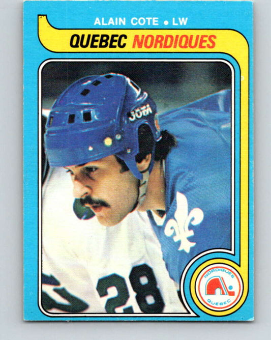 1979-80 O-Pee-Chee #324 Alain Cote  RC Rookie Quebec Nordiques  V20034