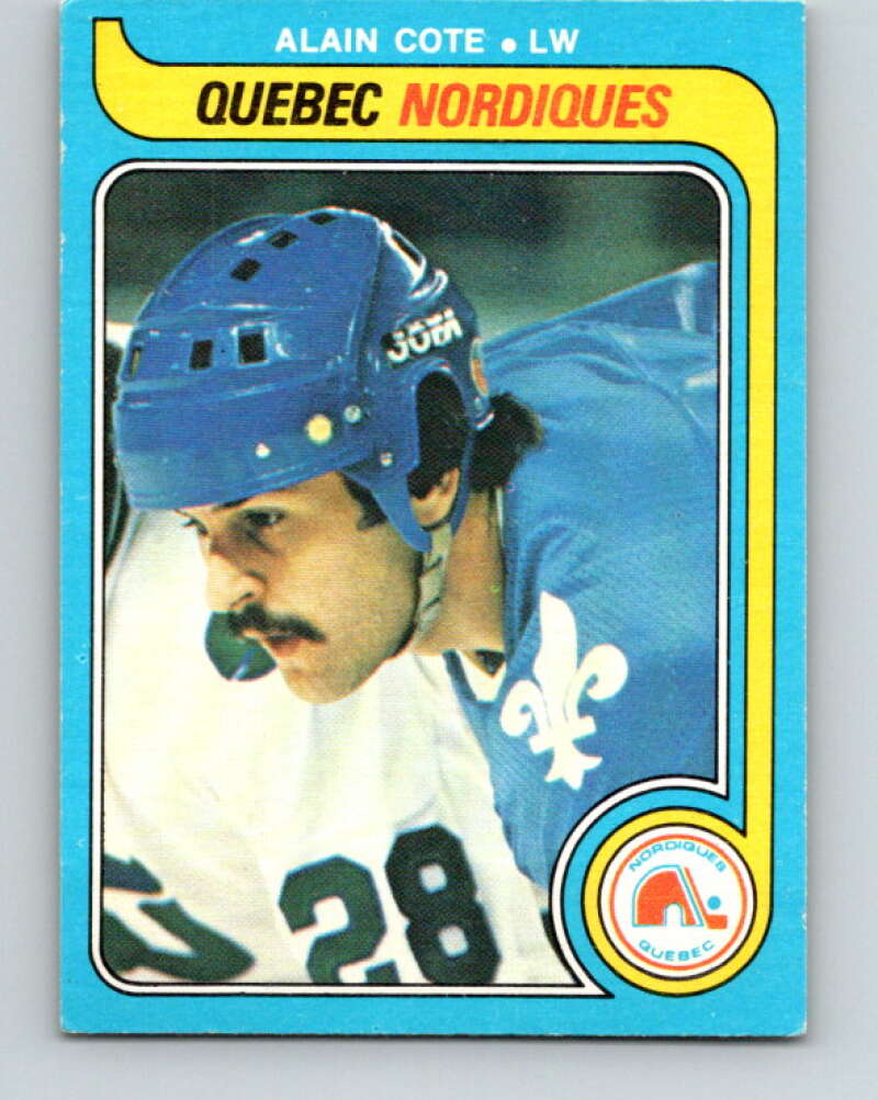 1979-80 O-Pee-Chee #324 Alain Cote  RC Rookie Quebec Nordiques  V20038