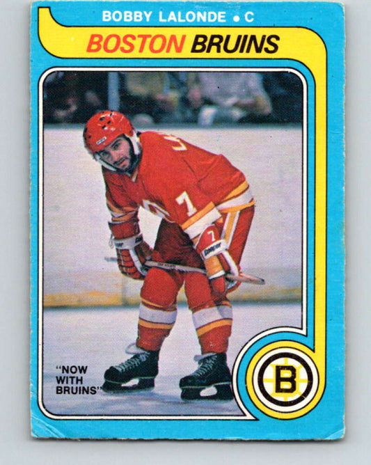 1979-80 O-Pee-Chee #326 Bobby Lalonde  Boston Bruins  V20059