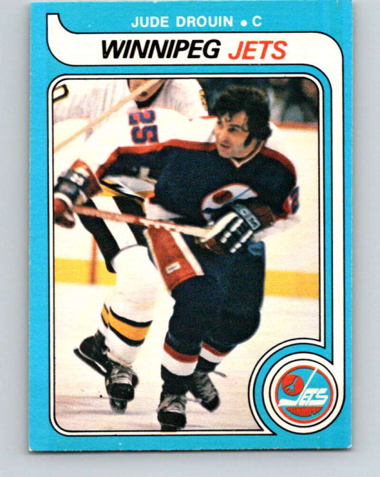 1979-80 O-Pee-Chee #329 Jude Drouin  Winnipeg Jets  V20091