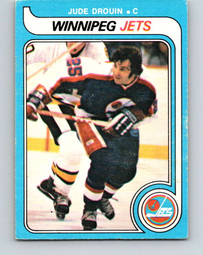 1979-80 O-Pee-Chee #329 Jude Drouin  Winnipeg Jets  V20093