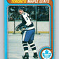 1979-80 O-Pee-Chee #336 Joel Quenneville  RC Rookie Toronto Maple Leafs  V20174