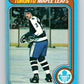 1979-80 O-Pee-Chee #336 Joel Quenneville  RC Rookie Toronto Maple Leafs  V20175